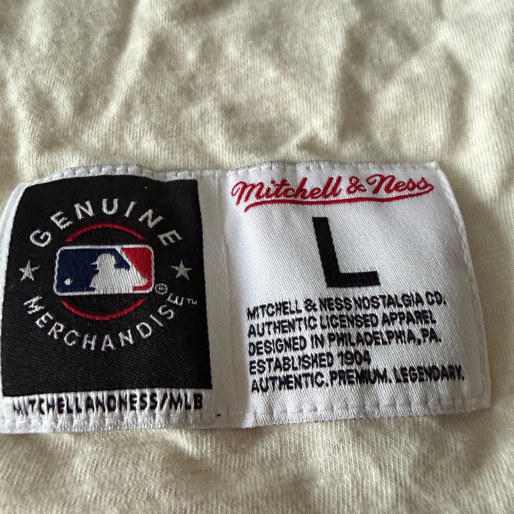 Toronto Blue Jays Mitchell & Ness slub cotton long sleeve t-shirt top - Picture 6 of 10